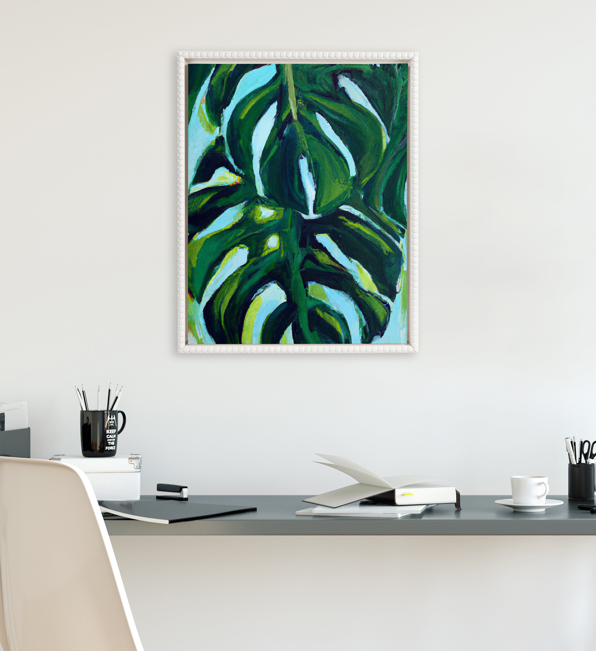 Sylvie Blank Framed Canvas 16x20