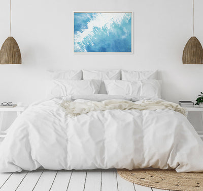Sylvie Into the Blue Framed Canvas by kateandlaurel - product image 5 for Resin Society