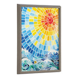 Blake Under the Hawaiian Sun Framed Printed Glass by kateandlaurel - main product image for Resin Society