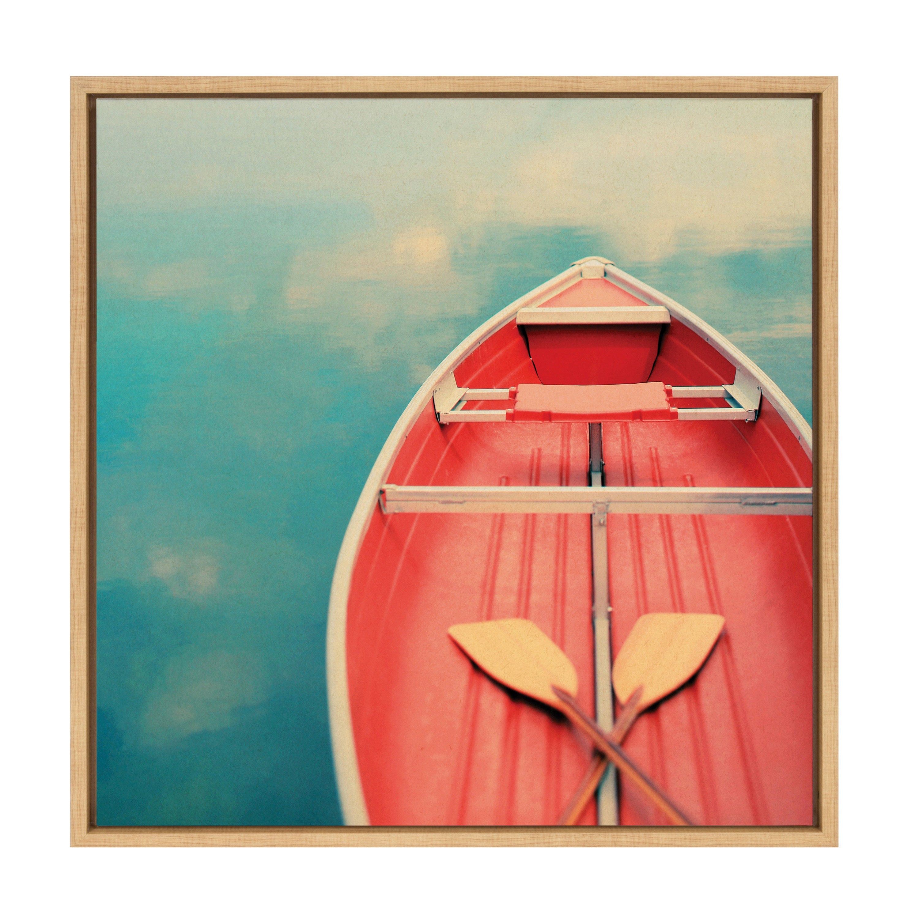 Sylvie Floating on a Cloud Framed Canvas by Alicia Bock