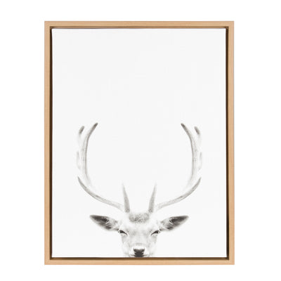 Sylvie Deer Portrait Framed Canvas by Simon Te Tai by kateandlaurel - product image 7 for Resin Society