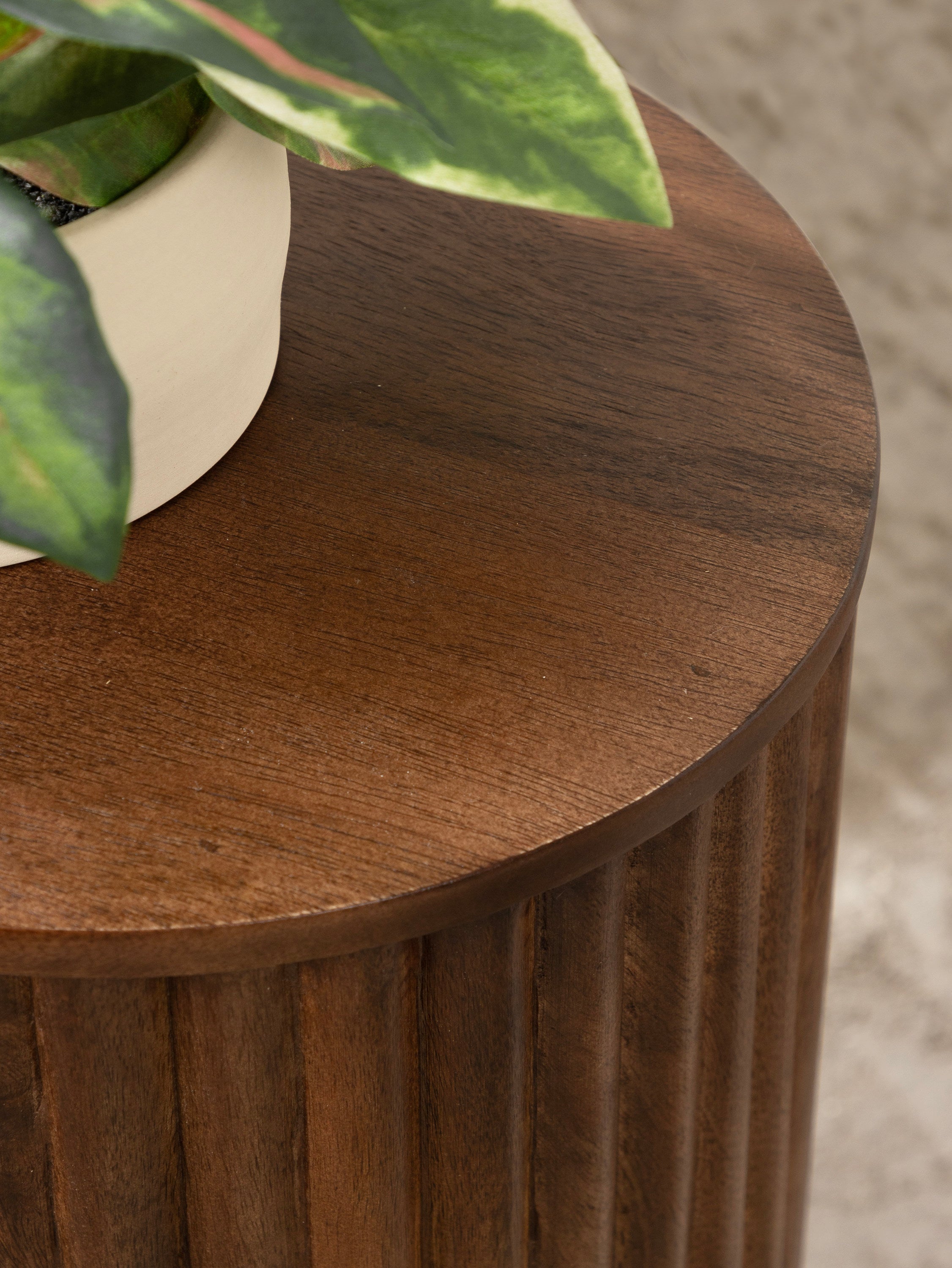 Reid Wood Drink Table