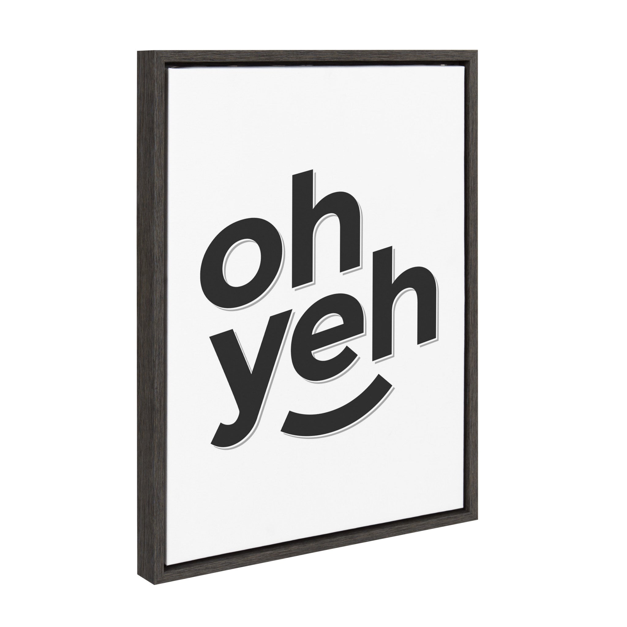 Sylvie Oh Yeh Framed Canvas By Rocket Jack by kateandlaurel - product image 2 for Resin Society