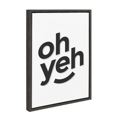 Sylvie Oh Yeh Framed Canvas By Rocket Jack by kateandlaurel - product image 2 for Resin Society