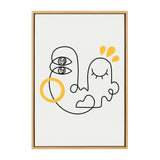 Sylvie Still Here Framed Canvas by kateandlaurel - product image 2 for Resin Society