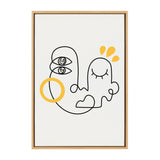 Sylvie Still Here Framed Canvas by kateandlaurel - product image 10 for Resin Society