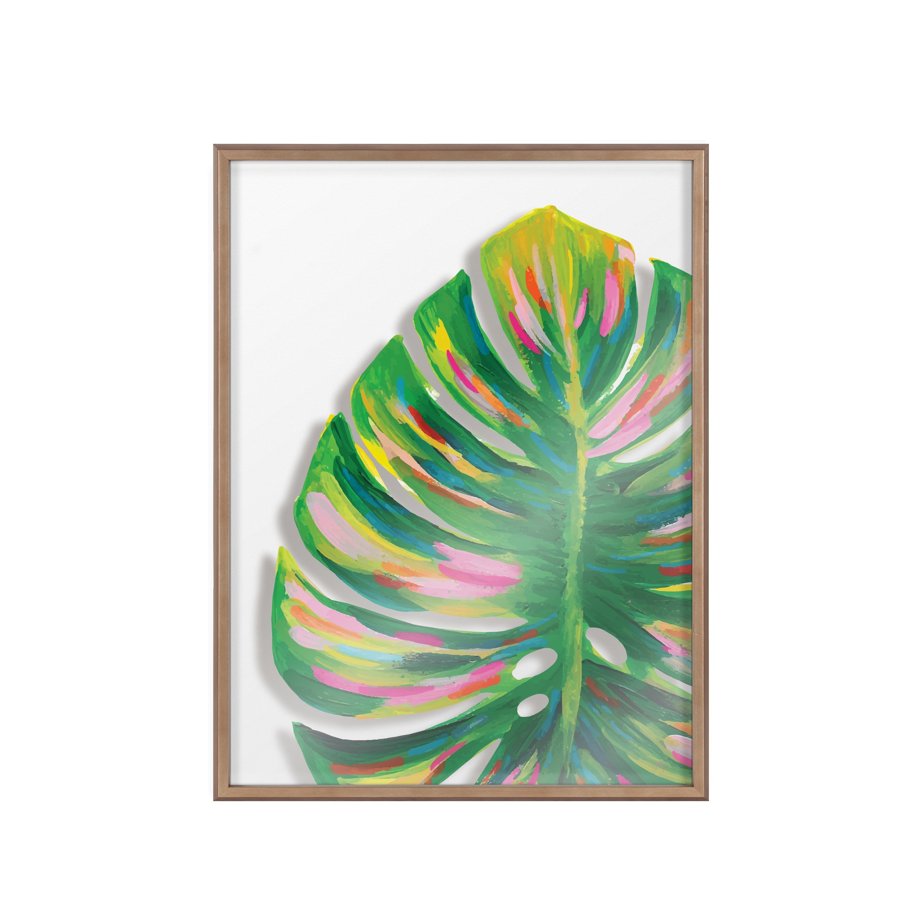 Blake Monstera Framed Printed Art by kateandlaurel - product image 2 for Resin Society