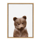 Sylvie Baby Bear Framed Canvas by Amy Peterson by kateandlaurel - product image 2 for Resin Society