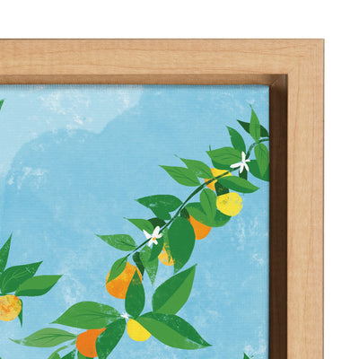 Sylvie Sevilla Girl Framed Canvas by kateandlaurel - product image 3 for Resin Society