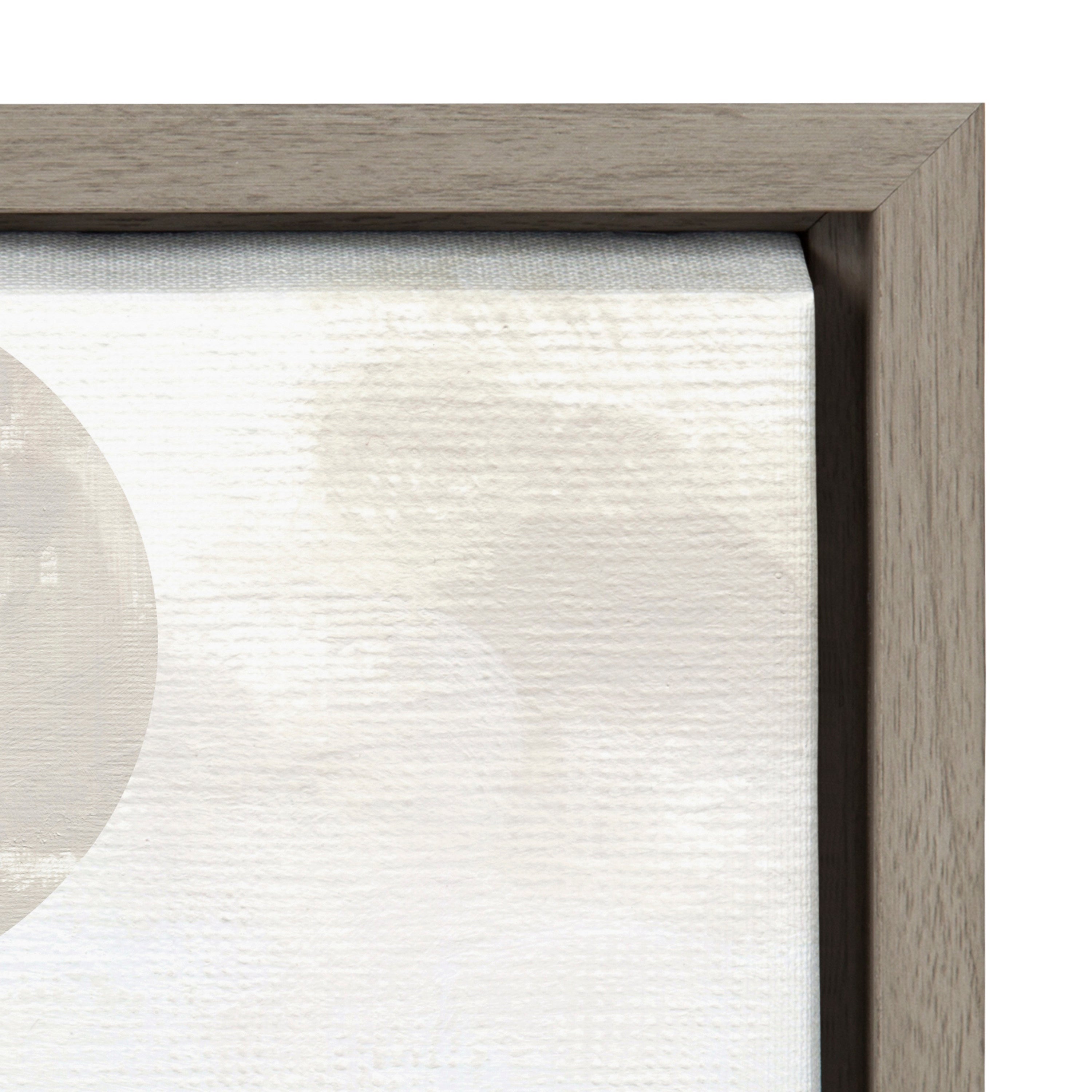 Sylvie Sahara Gray Framed Canvas by kateandlaurel - product image 3 for Resin Society