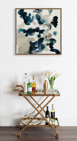 Sylvie Gilded Watercolor Framed Canvas