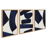 Sylvie Japandi 3, Japandi 26 and Japandi 4 Framed Canvas Set by kateandlaurel - product image 2 for Resin Society