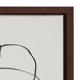 Sylvie Going in Circles Framed Textured Canvas Set