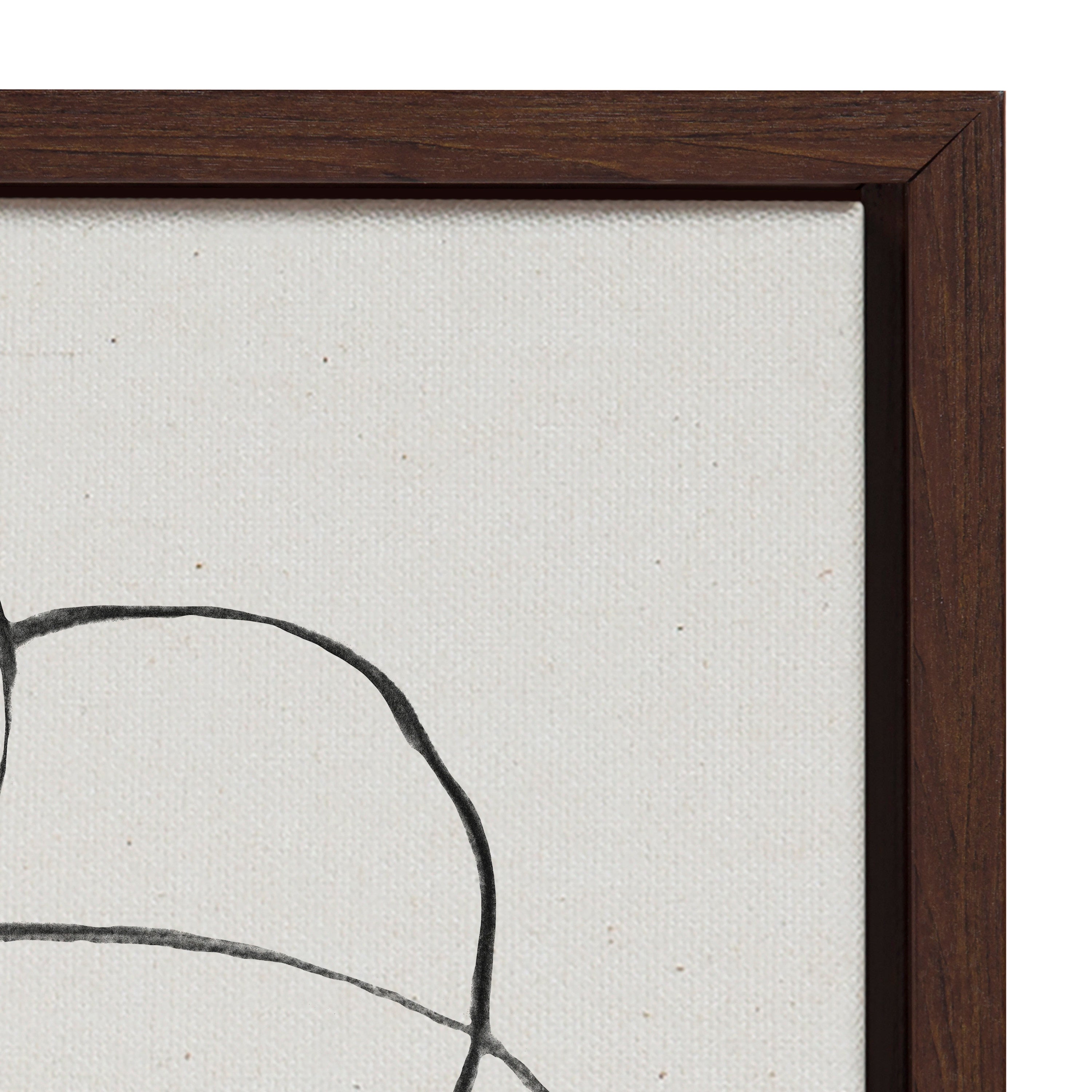 Sylvie Going in Circles Framed Textured Canvas Set