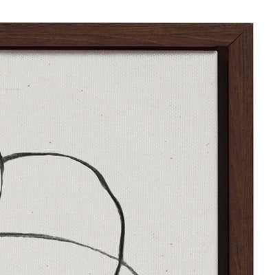 Sylvie Going in Circles Framed Textured Canvas Set