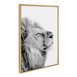 Sylvie Lion Self Actualizing Framed Canvas by kateandlaurel - product image 10 for Resin Society