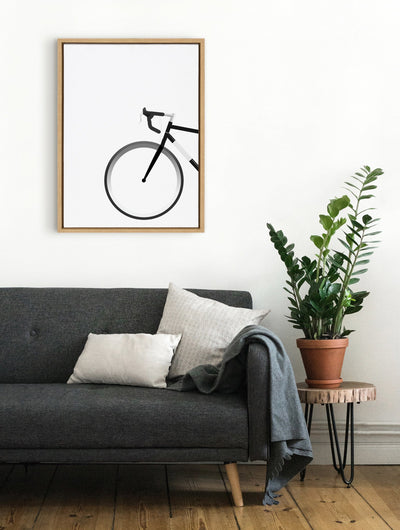 Sylvie Bike Framed Canvas by kateandlaurel - product image 7 for Resin Society
