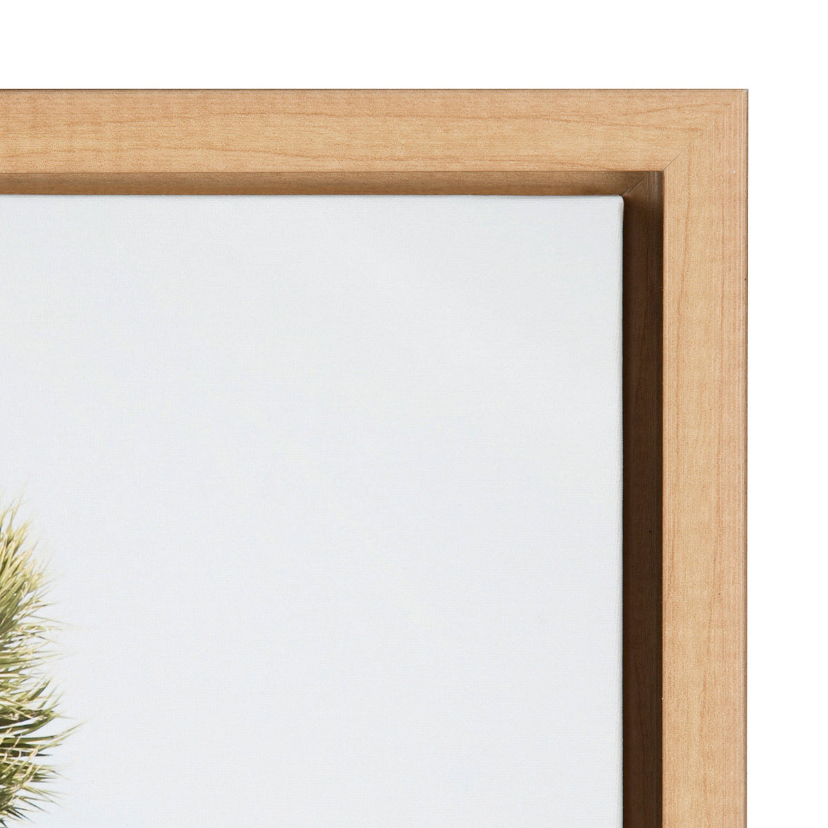 Sylvie Palm Trees Above Framed Canvas by kateandlaurel - product image 3 for Resin Society