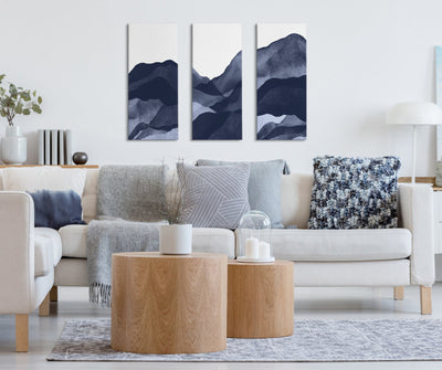 Mountain Range Canvas Wall Art Set by kateandlaurel - product image 5 for Resin Society