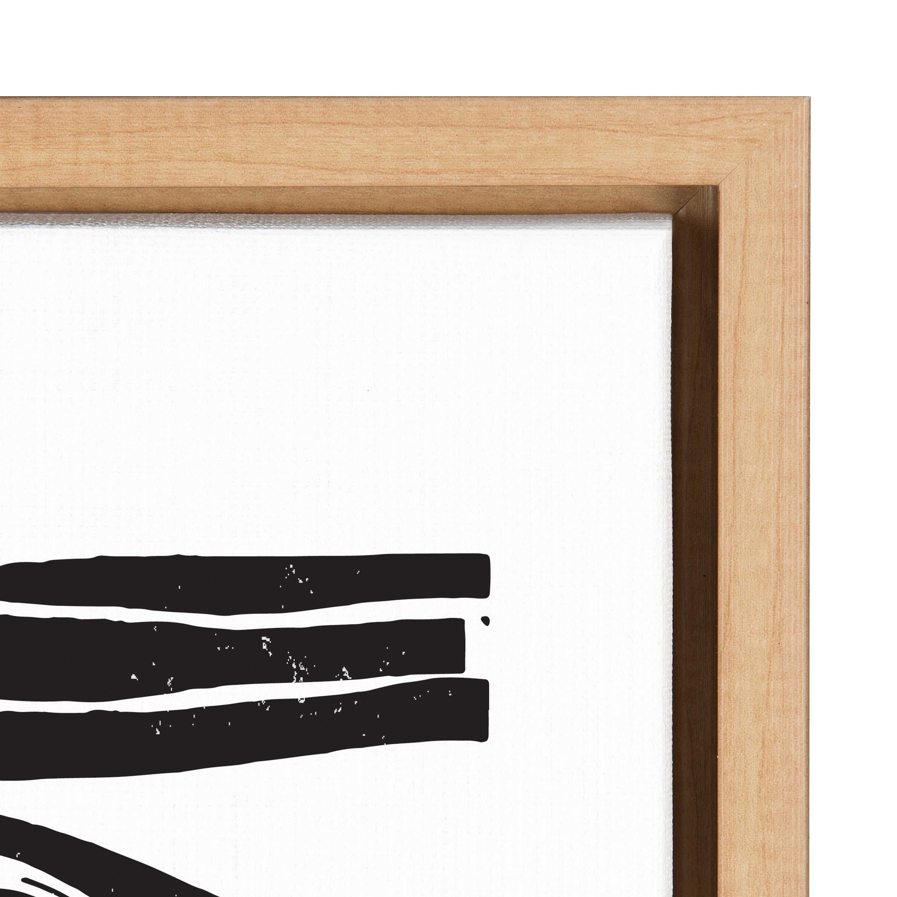Sylvie Abstract Waves Framed Canvas by kateandlaurel - product image 3 for Resin Society