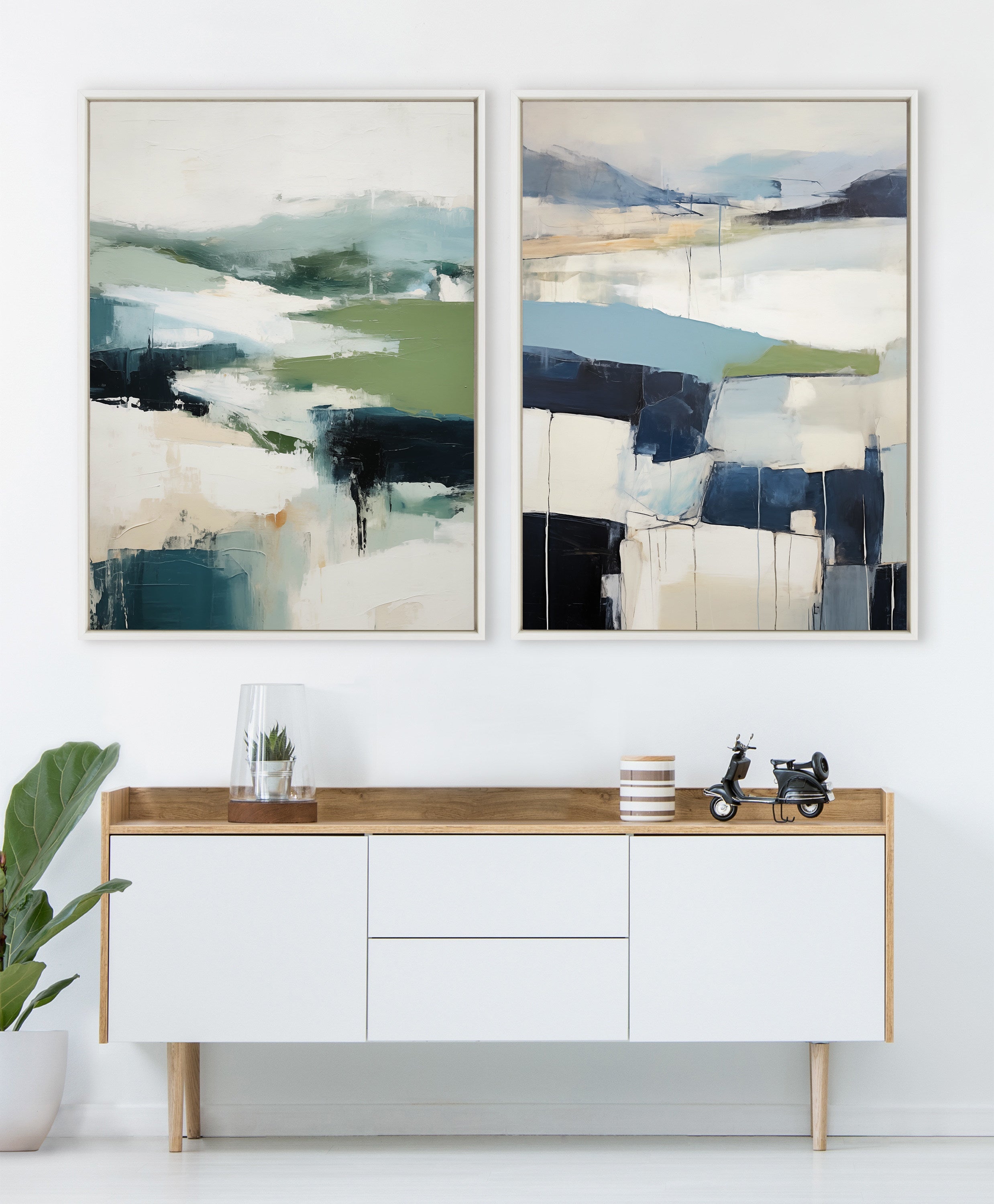 Sylvie Skyline I Framed Canvas by Amy Lighthall