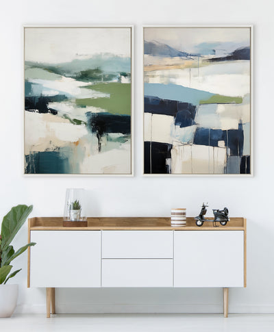 Sylvie Skyline I Framed Canvas by Amy Lighthall