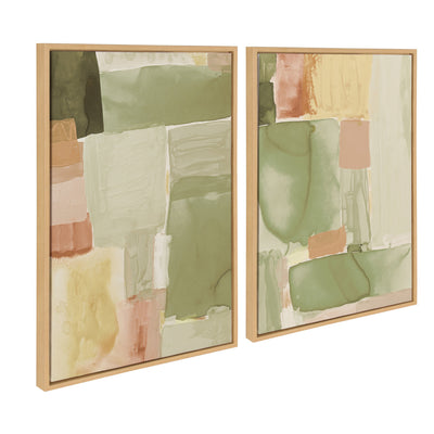 Sylvie United Colors III and IV Framed Canvas Art Set by Amy Lighthall