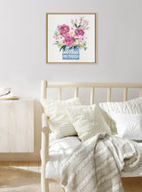 Sylvie Pink Blooms in Chinoiserie Framed Canvas by kateandlaurel - product image 14 for Resin Society