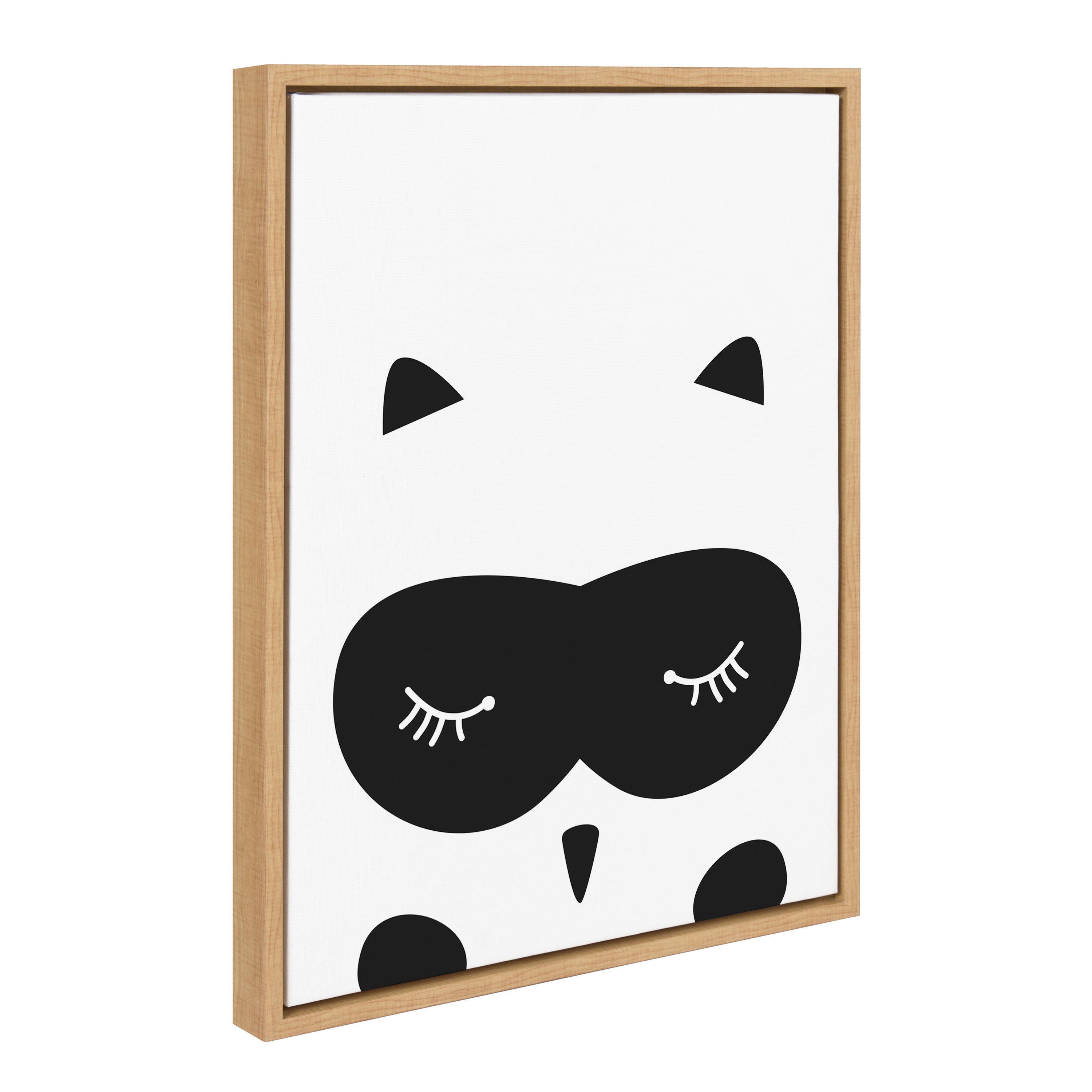 Sylvie Modern Baby Owl Framed Canvas by kateandlaurel - product image 9 for Resin Society