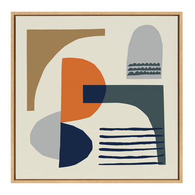 Sylvie Abstract Mid Century Framed Canvas by kateandlaurel - product image 8 for Resin Society