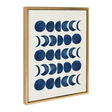 Sylvie Moon Phases Framed Canvas by kateandlaurel - product image 17 for Resin Society