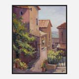View of Cortona Artist Enhanced Canvas Print by John Beard Collection - product image 5 for Resin Society