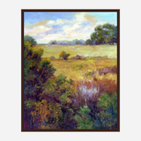 View of the Marsh Artist Enhanced Canvas Print by John Beard Collection - product image 6 for Resin Society
