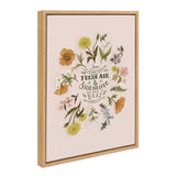 Sylvie Some Old Fashioned Things Framed Canvas by Valerie McKeehan of by kateandlaurel - product image 2 for Resin Society