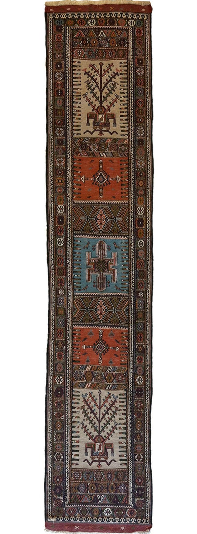 Vintage Kurdish Qochan Runner 2’9” x 12’9” by Rugistan - product image 2 for Resin Society