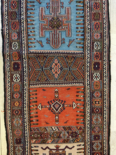 Vintage Kurdish Qochan Runner 2’9” x 12’9” by Rugistan - product image 3 for Resin Society