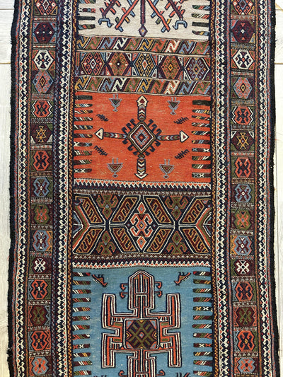 Vintage Kurdish Qochan Runner 2’9” x 12’9” by Rugistan - product image 5 for Resin Society