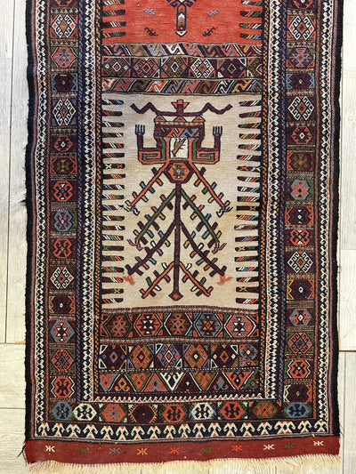 Vintage Kurdish Qochan Runner 2’9” x 12’9” by Rugistan - product image 7 for Resin Society