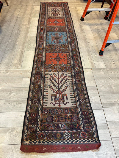 Vintage Kurdish Qochan Runner 2’9” x 12’9” by Rugistan - product image 8 for Resin Society
