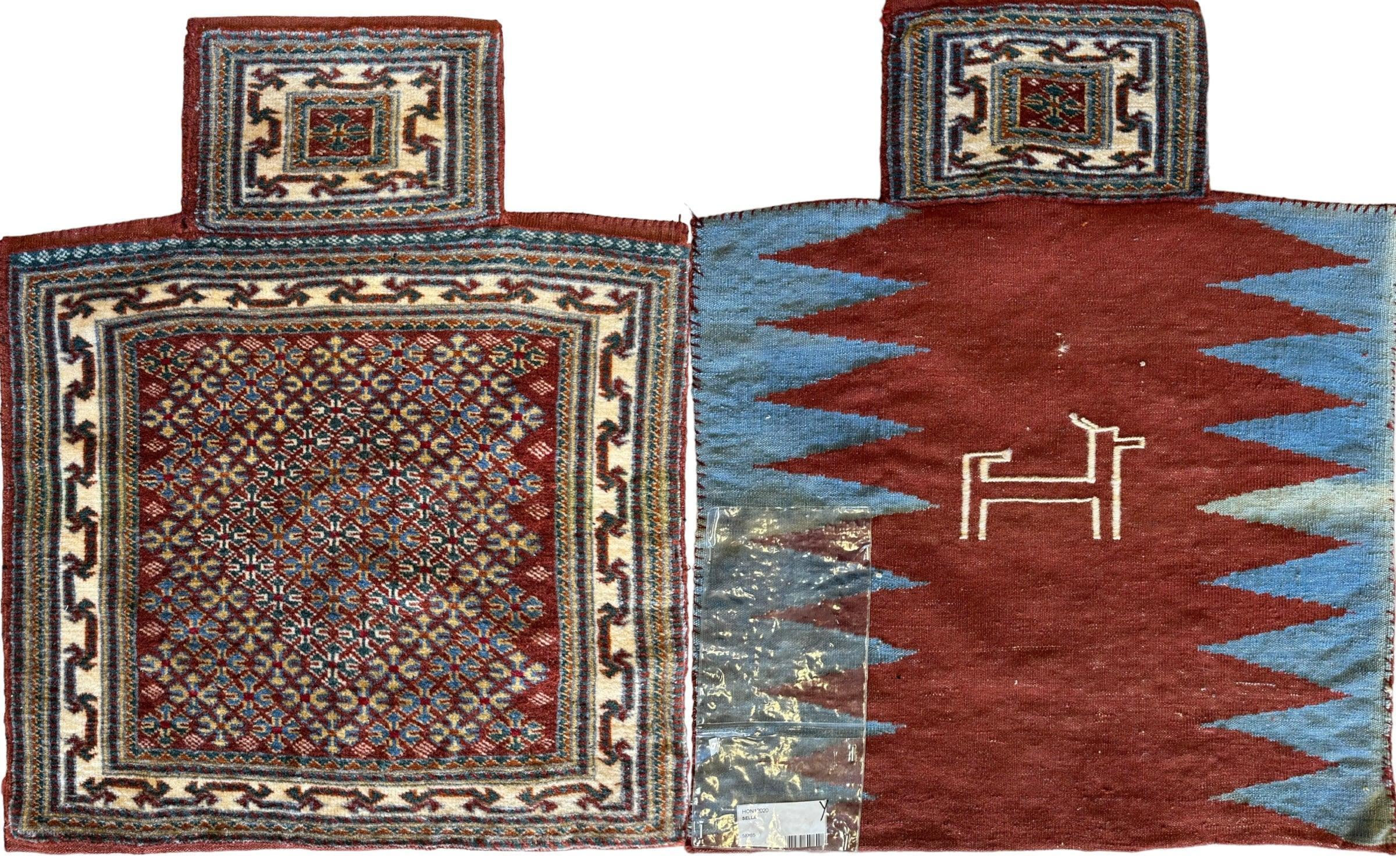 Vintage Nomadic Baluch Salt Bag Rug by Rugistan - main product image for Resin Society