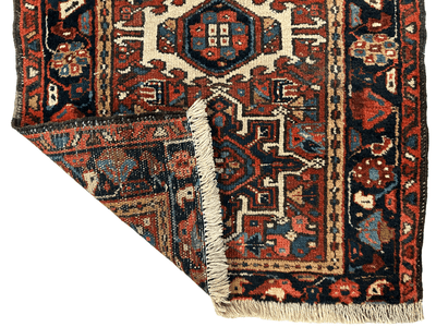 Vintage Persian Karaja Heriz Runner 24”x33” by Rugistan - product image 2 for Resin Society