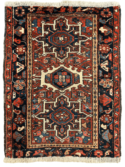 Vintage Persian Karaja Heriz Runner 24”x33” by Rugistan - product image 7 for Resin Society