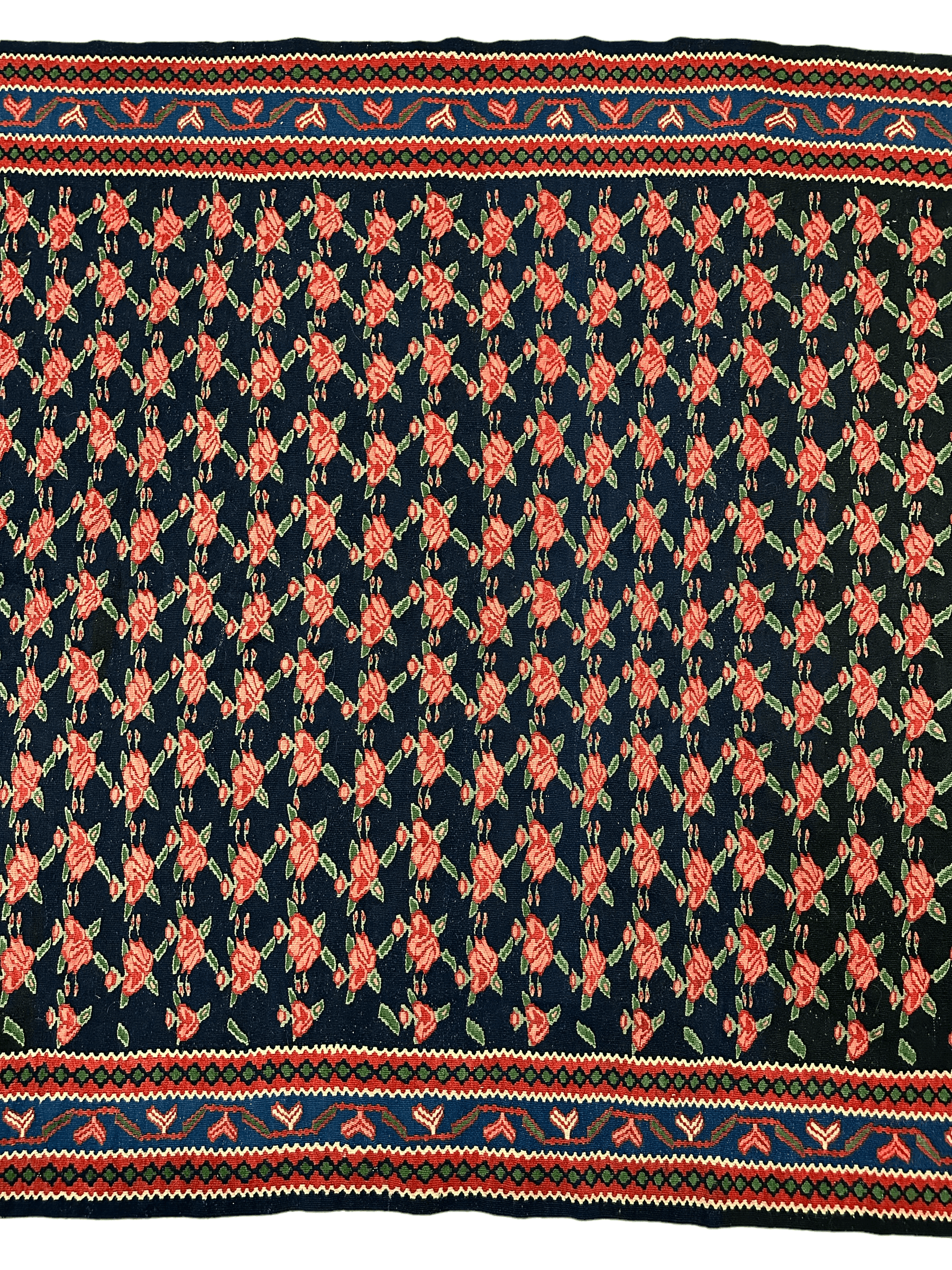 Vintage Persian Senneh Kilim 4’4” x 7’ by Rugistan - product image 3 for Resin Society