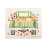 Vintage Truck with Pumpkins & Sunflowers by sweetgum home, LLC - main product image for Resin Society