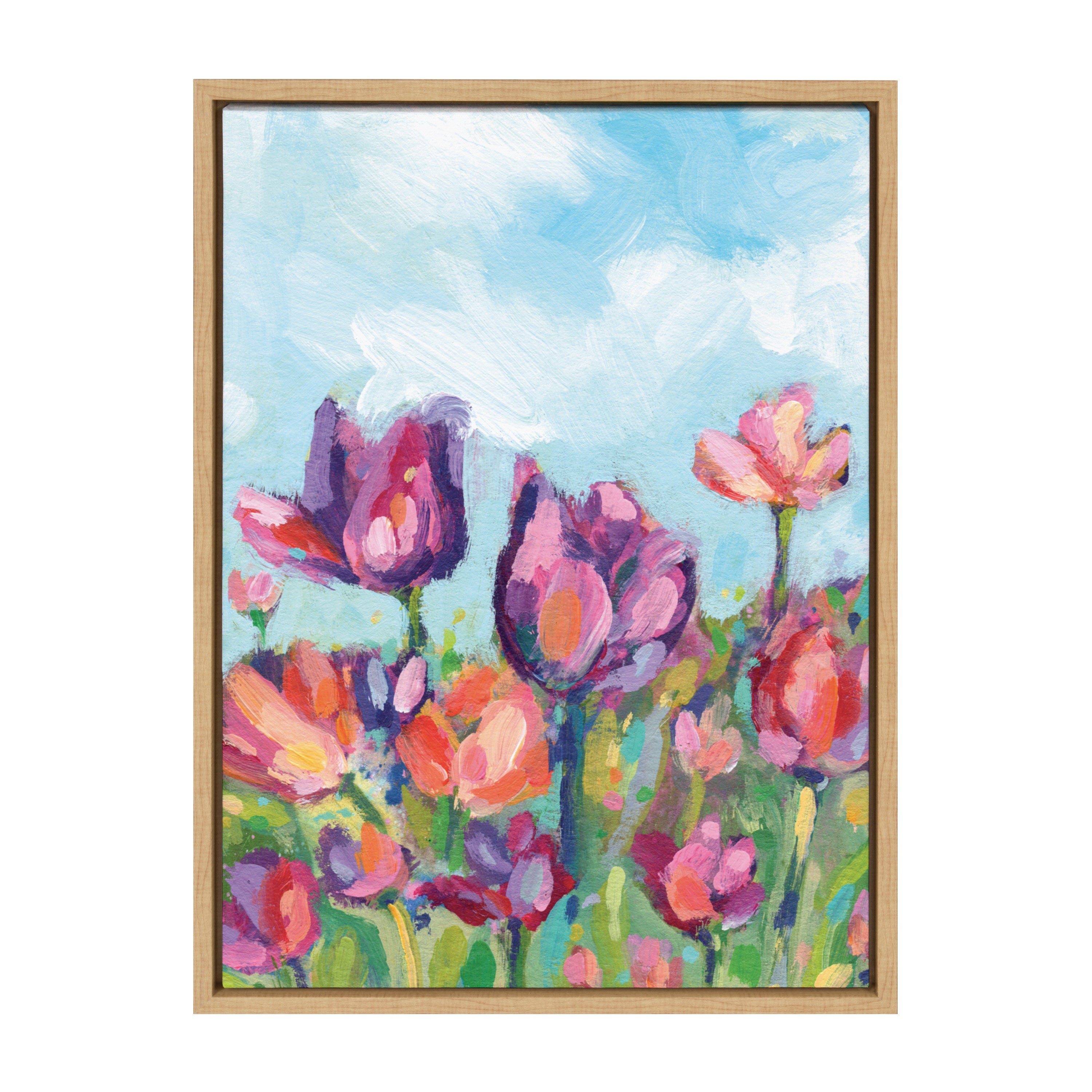 Sylvie Spring Framed Canvas by Rachel Christopoulos by kateandlaurel - product image 9 for Resin Society