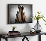 Sylvie Baseball Bats Framed Canvas by kateandlaurel - product image 7 for Resin Society