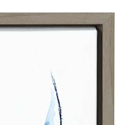 Sylvie Whale Shark Framed Canvas Art by Cathy Zhang by kateandlaurel - product image 3 for Resin Society