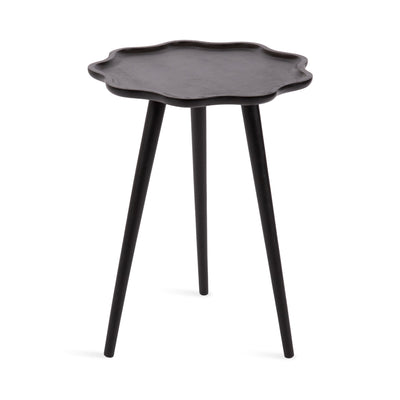 Alezar Scallop Wood Side Table