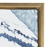 Sylvie Indigo Watercolor Framed Canvas by Amy Peterson Art Studio by kateandlaurel - product image 3 for Resin Society