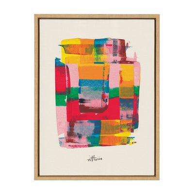 Sylvie Embrace The Excess Framed Canvas by Amber Vittoria